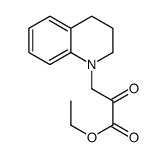 ethyl 3-(3,4-dihydro-2H-quinolin-1-yl)-2-oxo-propanoate Structure