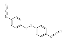 Disulfide,bis(4-isothiocyanatophenyl) (9CI) Structure