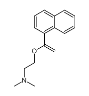 N,N-dimethyl-2-[1-(1-naphthyl)ethenyloxy]ethanamine Structure