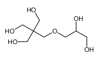 2-(2,3-dihydroxypropoxymethyl)-2-(hydroxymethyl)propane-1,3-diol结构式