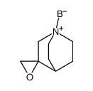Trihydrido(spiro[4-azabicyclo[2.2.2]octane-2,2'-oxirane]-κN)boro结构式