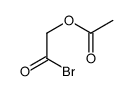 (2-bromo-2-oxoethyl) acetate Structure