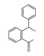 1-(2-(1-phenylethyl)phenyl)ethanone Structure
