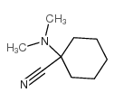 Cyclohexanecarbonitrile,1-(dimethylamino)- Structure