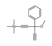 (3-methoxy-3-phenylpenta-1,4-diynyl)-trimethylsilane结构式