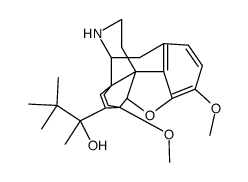 6,-Ethenomorphinan-7-methanol, alpha-(1,1-dimethylethyl)-4,5-epoxy- 18,19-dihydro-3,6-dimethoxy-alpha-methyl-, (alphaS,5alpha,7alpha)- Structure
