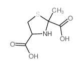 2,4-Thiazolidinedicarboxylicacid, 2-methyl-结构式
