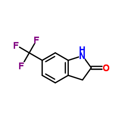 6-三氟甲基氧化吲哚结构式