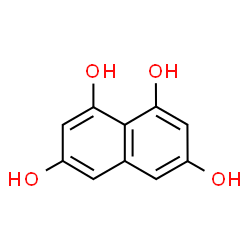 1,3,6,8-Tetrahydroxynaphthalene Structure