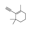 2-ethynyl-1,3,3-trimethylcyclohexene结构式