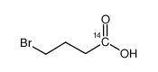 4-bromobutyric acid, [1-14c] Structure