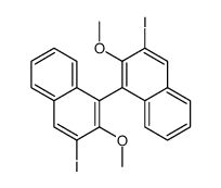 3-iodo-1-(3-iodo-2-methoxynaphthalen-1-yl)-2-methoxynaphthalene Structure