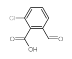 2-羧基-3-氯苯甲醛结构式