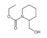 2-(羟基甲基)-1-哌啶羧酸乙酯结构式