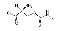 S-(N-Methylthiocarbamoyl)-L-cysteine结构式