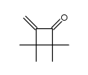 2,2,3,3-Tetramethyl-4-methylen-cyclobutanon结构式