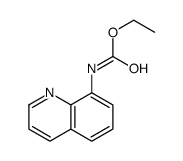 ethyl N-quinolin-8-ylcarbamate结构式