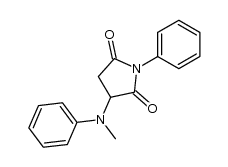 2-(N-methylanilino)-N-phenylsuccinimide Structure