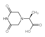 (S)-2-(3,5-二氧代哌嗪-1-基)丙酸结构式