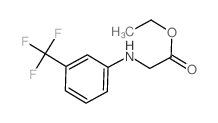 Glycine,N-[3-(trifluoromethyl)phenyl]-, ethyl ester Structure