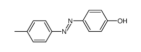 4-(4-Methylphenylazo)phenol Structure