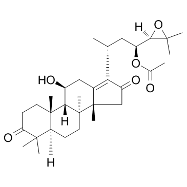 泽泻醇 C-23-醋酸酯结构式