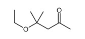 4-ethoxy-4-methylpentan-2-one结构式