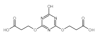 异氰尿酸双(2-羧乙基)酯结构式