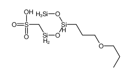 [3-propoxypropyl(silyloxy)silyl]oxysilylmethanesulfonic acid Structure
