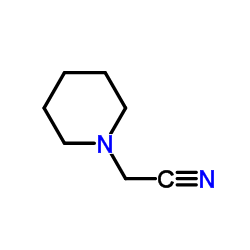 1-Piperidinylacetonitrile Structure