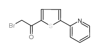 2-溴-1-[5-(2-吡啶基)-2-噻吩基]-1-乙酮结构式