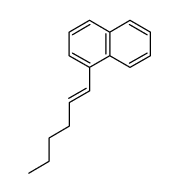 1-(1-Naphthyl)-hexen-(1)结构式