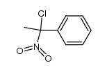 1-chloro-1-nitro-1-phenylethane结构式