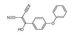 2-[(羟基)(4-苯氧基苯基)亚甲基]丙二腈结构式