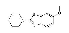 6-methoxy-2-piperidin-1-yl-1,3-benzothiazole Structure