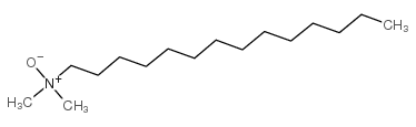 N-氧化-n-十四烷基-N,N-二甲胺结构式