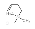 Silane,3-buten-1-yl(chloromethyl)dimethyl- Structure