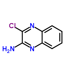 3-Chloro-2-quinoxalinamine Structure