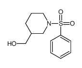 [1-(Phenylsulphonyl)piperidin-3-yl]methanol结构式