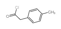P-TOLYLACETYLCHLORIDE Structure