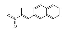 (E)-2-(2-nitroprop-1-en-1-yl)naphthalene Structure