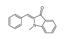 2-benzylidene-1-methylindol-3-one Structure