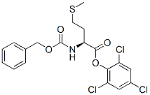 N-[(Benzyloxy)carbonyl]-L-methionine 2,4,6-trichlorophenyl ester Structure
