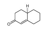 [R,(-)]-4,4a,5,6,7,8-Hexahydronaphthalene-2(3H)-one结构式