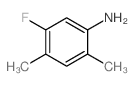5-fluoro-2,4-dimethyl-aniline结构式