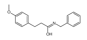 N-benzyl-3-(4-methoxyphenyl)propanamide结构式
