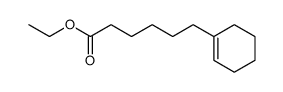 6-cyclohex-1-enyl-hexanoic acid ethyl ester结构式