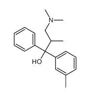 3-(dimethylamino)-2-methyl-1-(3-methylphenyl)-1-phenylpropan-1-ol结构式