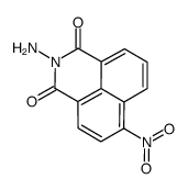 2-氨基-6-硝基苯并[de]异喹啉-1,3-二酮结构式
