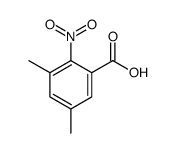 3,5-二甲基-2-硝基苯甲酸结构式